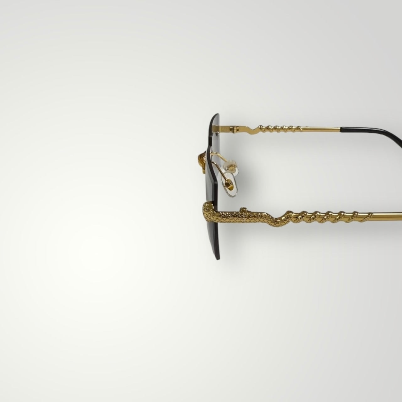 Snake Rimless Sunglasses