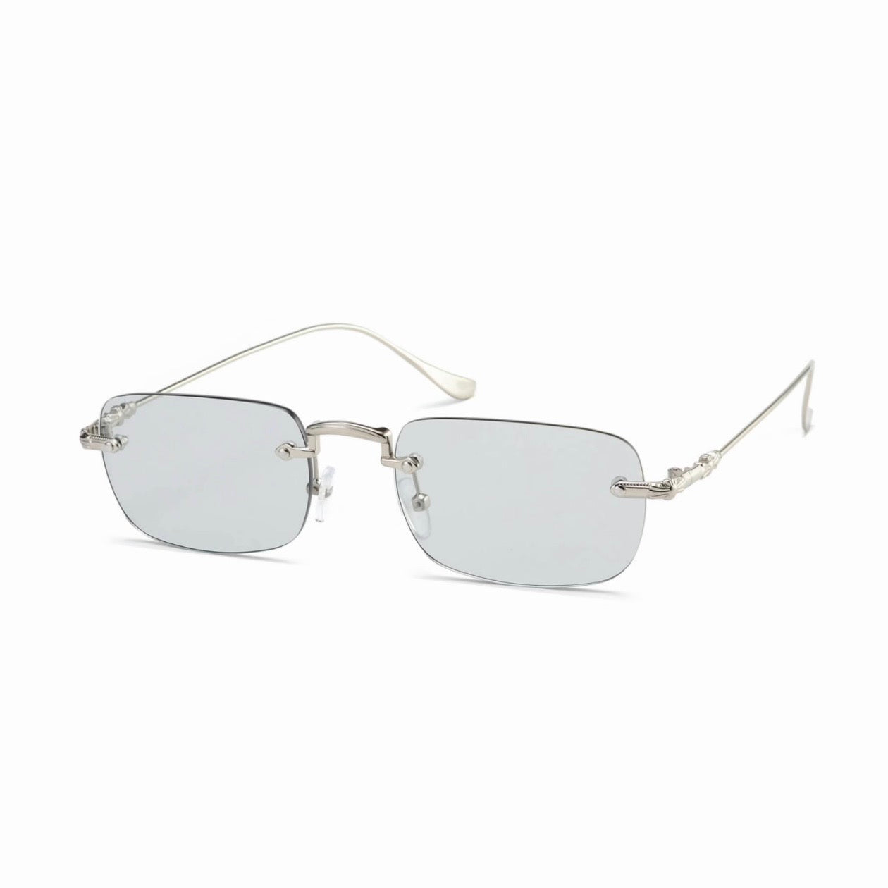 Rimless Cross Sunglasses