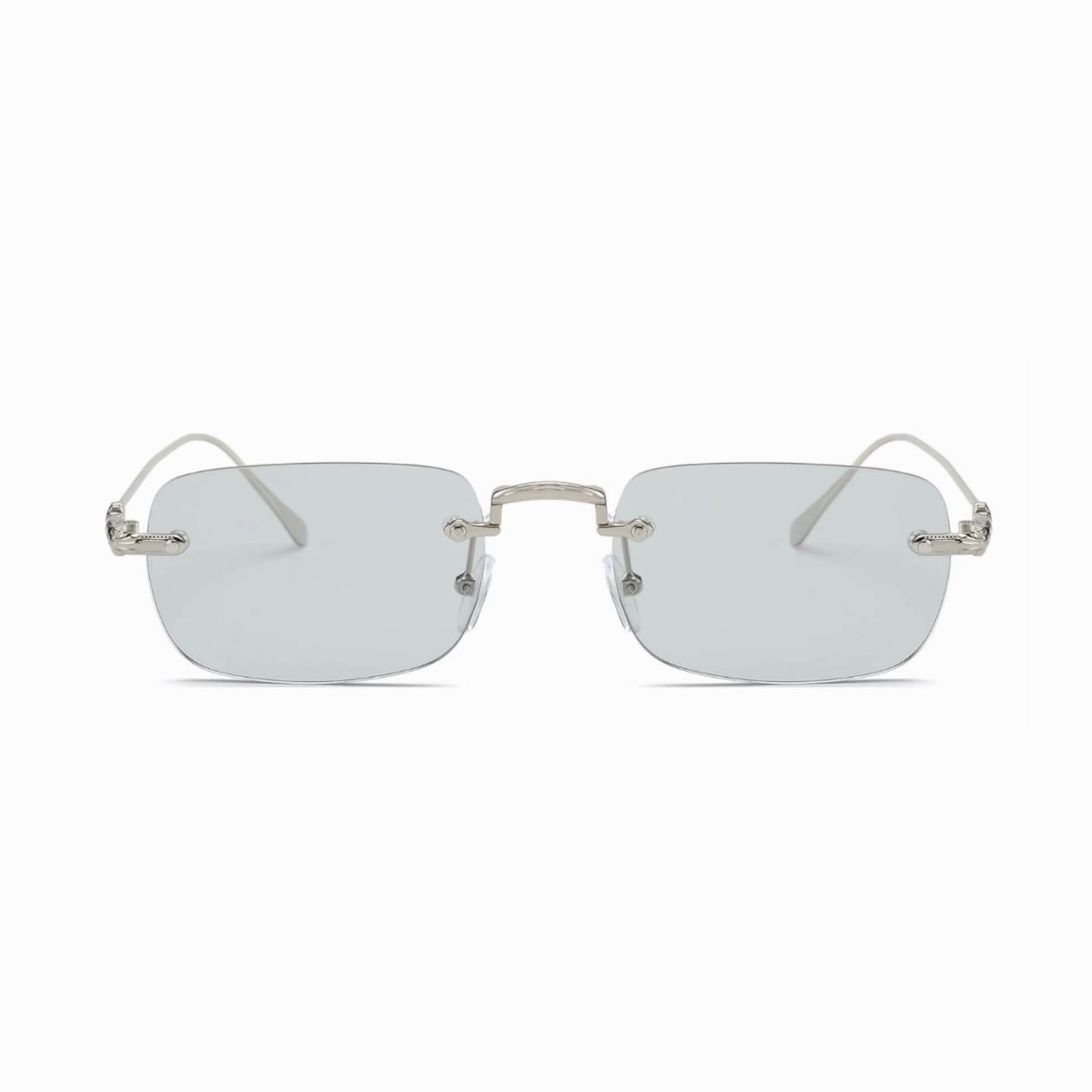 Rimless Cross Sunglasses
