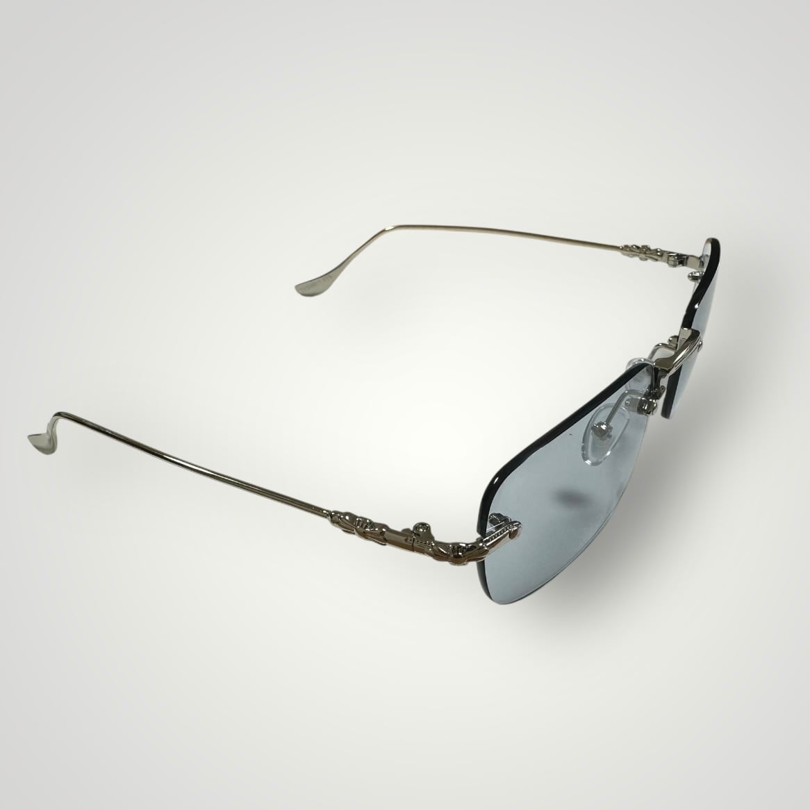 Rimless Cross Sunglasses