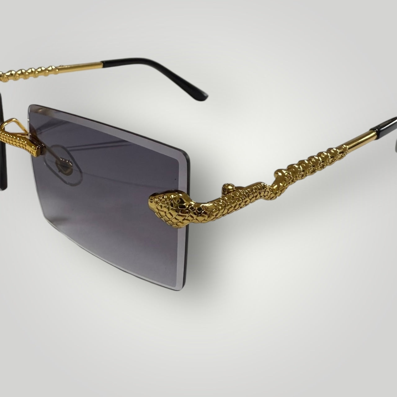 Snake Rimless Sunglasses