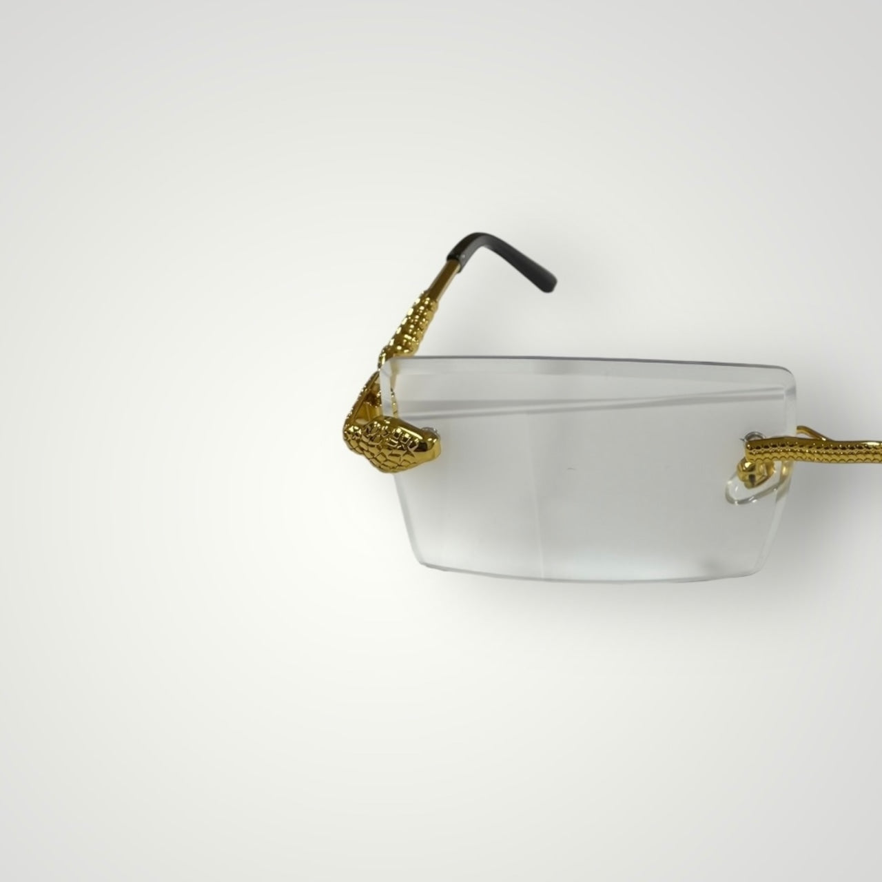 Snake Rimless Sunglasses