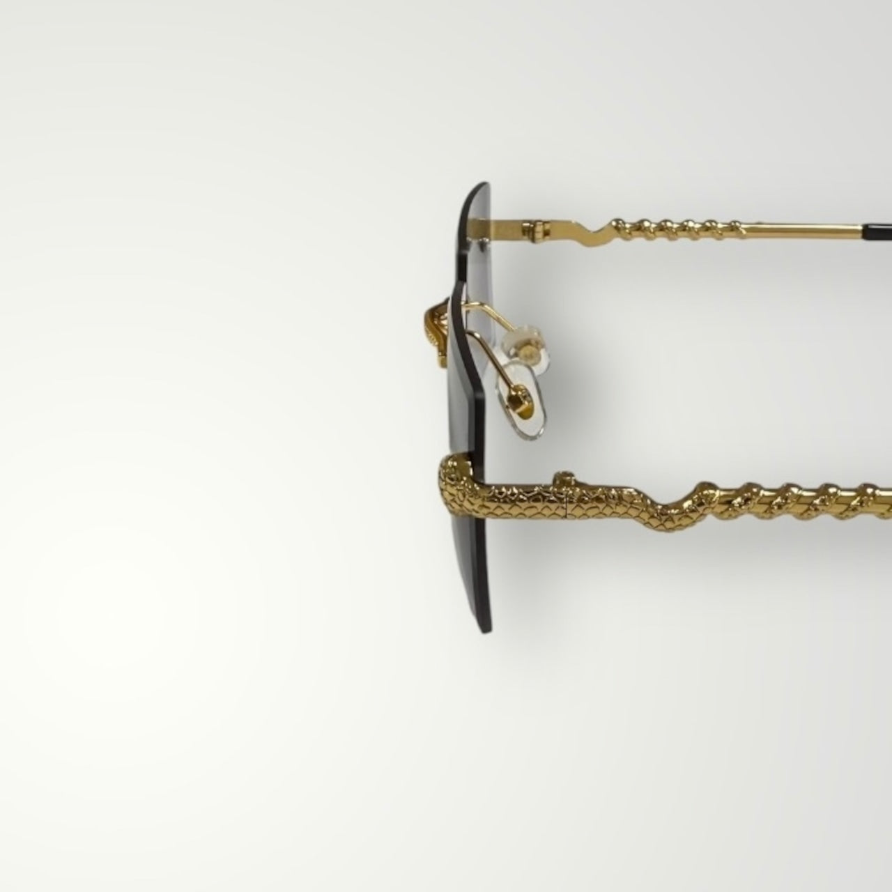 Snake Rimless Sunglasses