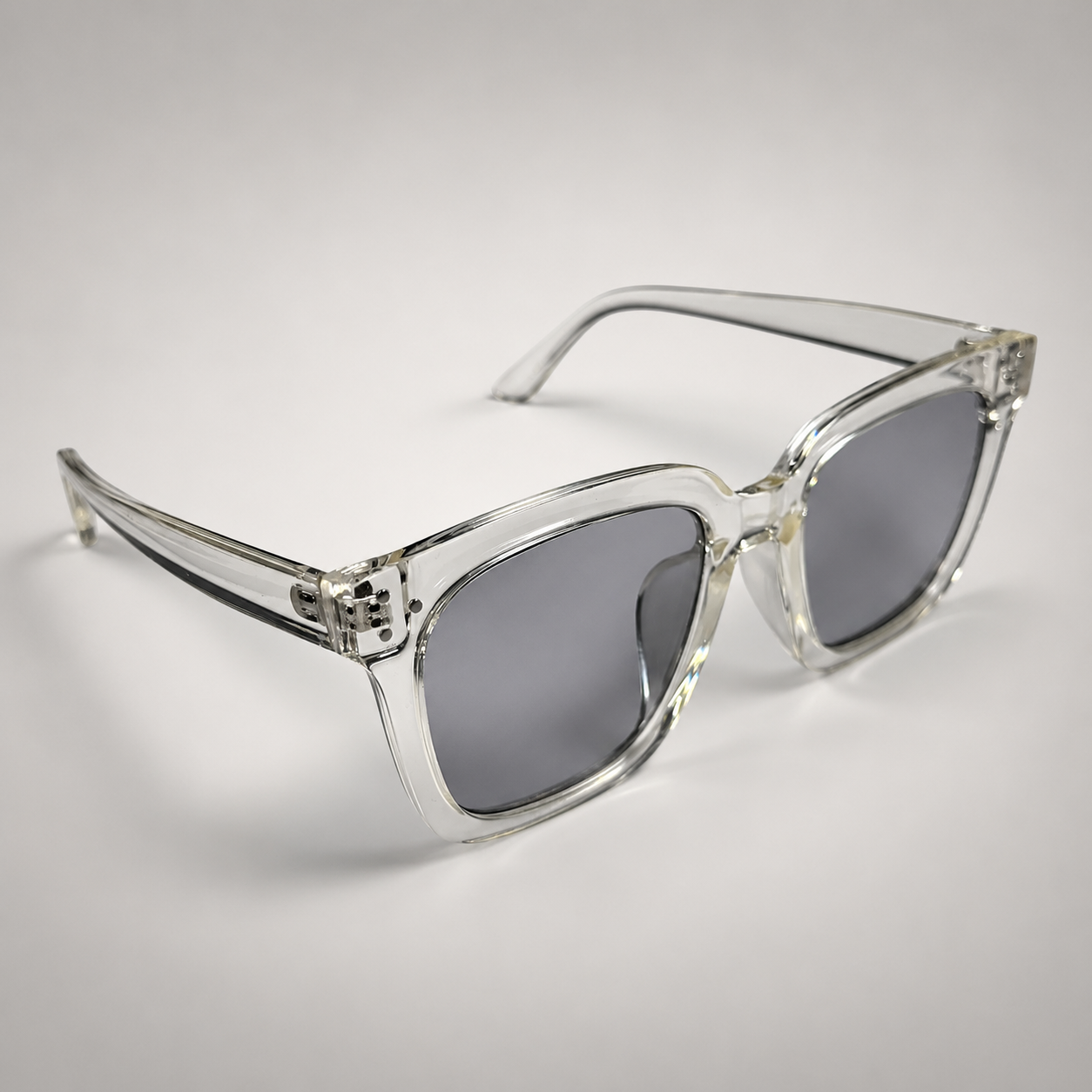 [Photochromic Lens] Wide Square Sunglasses