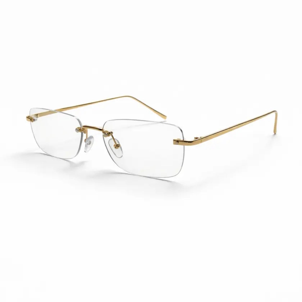 Rimless Straight Sunglasses