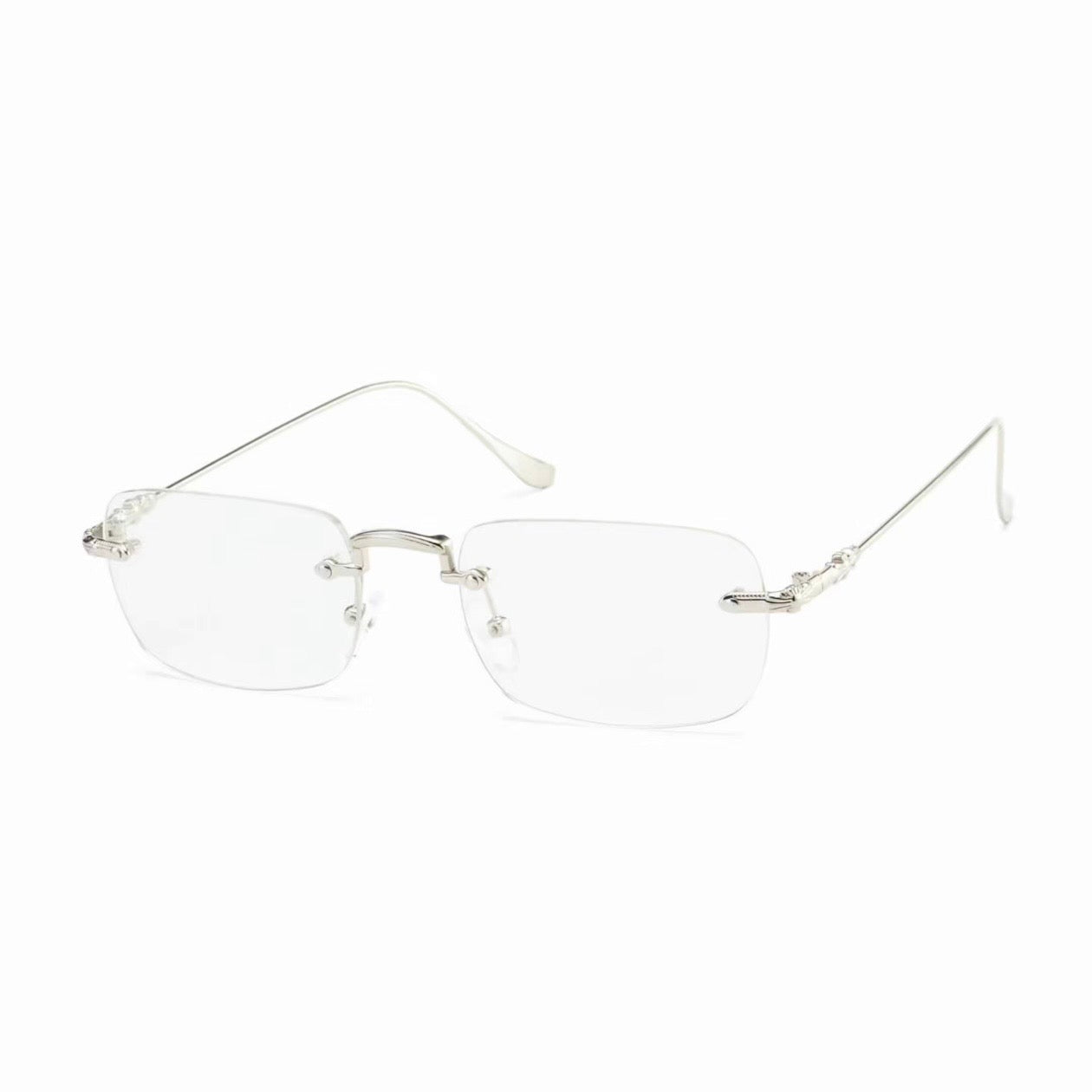 Rimless Cross Sunglasses