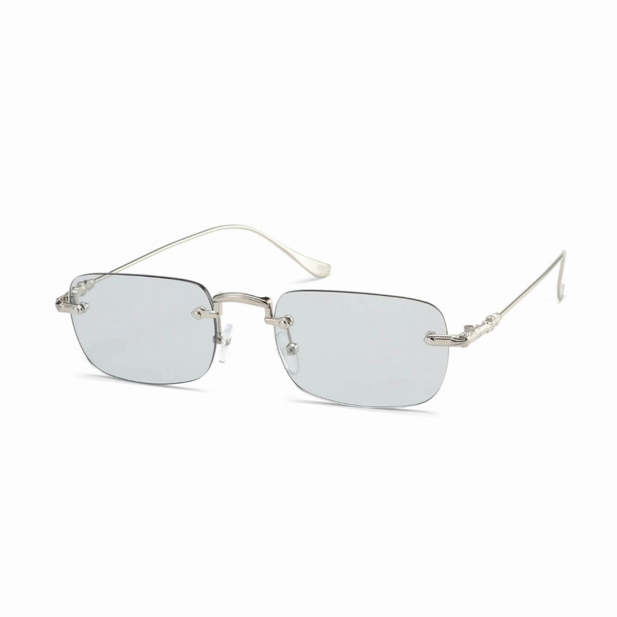 Rimless Cross Sunglasses