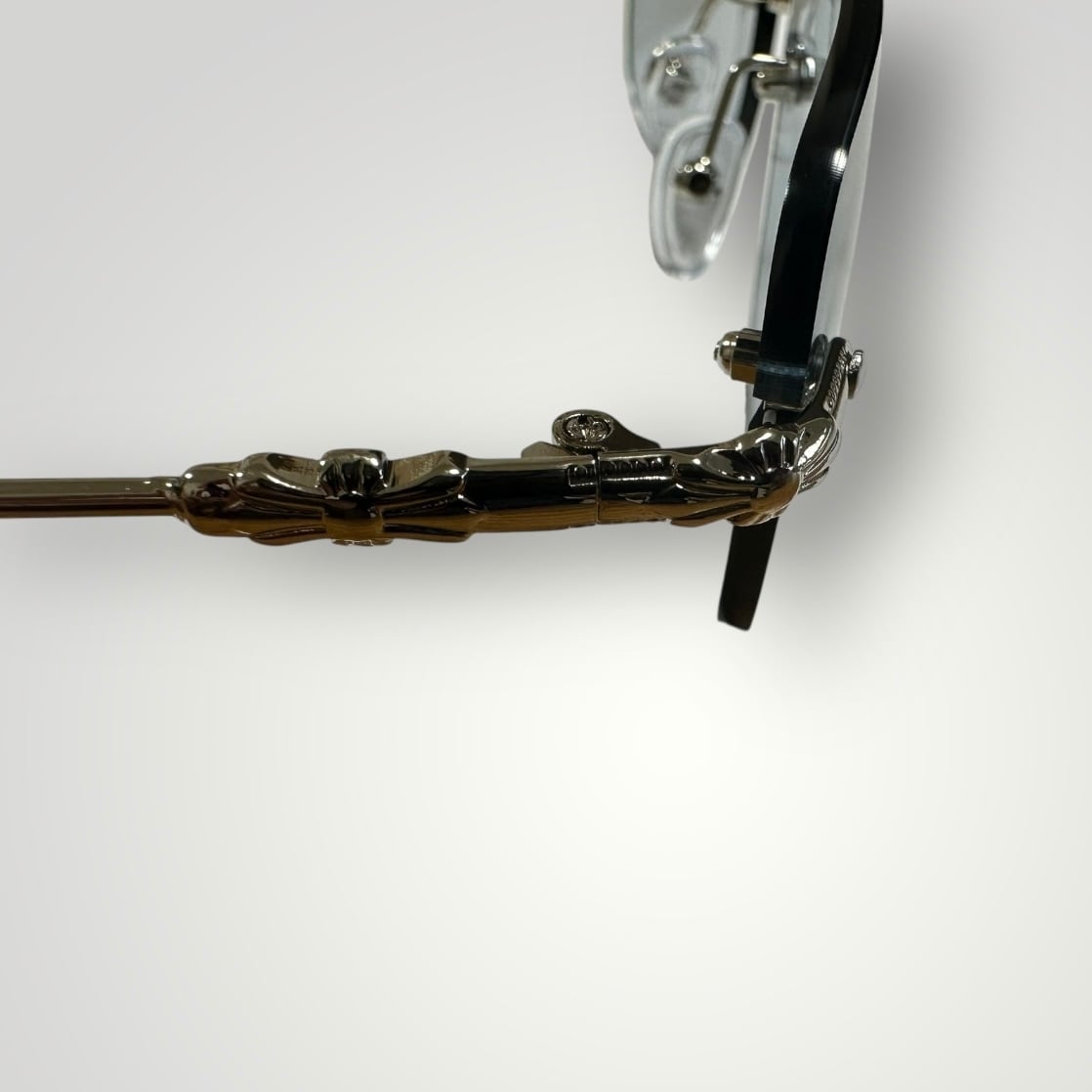 Rimless Cross Sunglasses